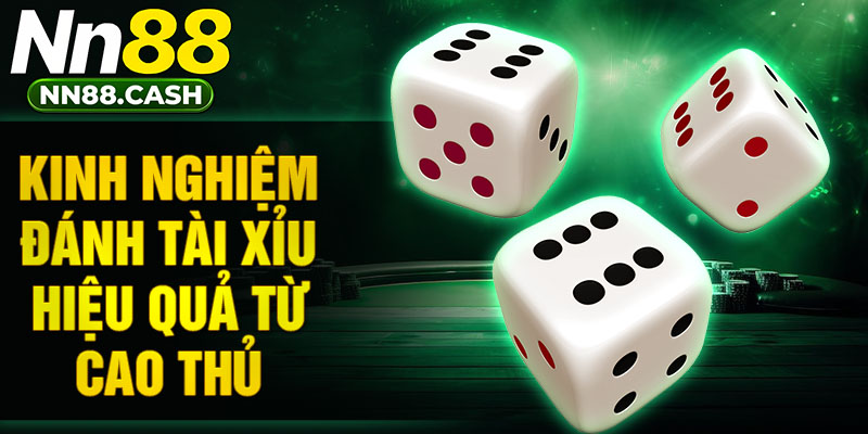Kinh nghiệm đánh tài xỉu hiệu quả từ cao thủ